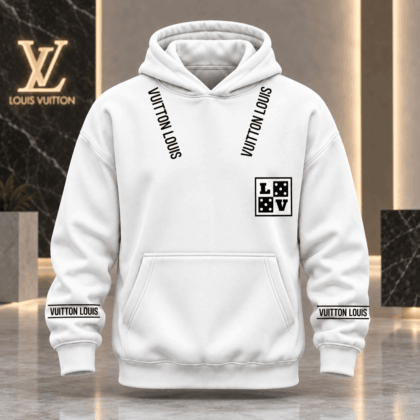 Louis Vuitton | Dice Emblem Typography Hoodie Winter 2026 Collection