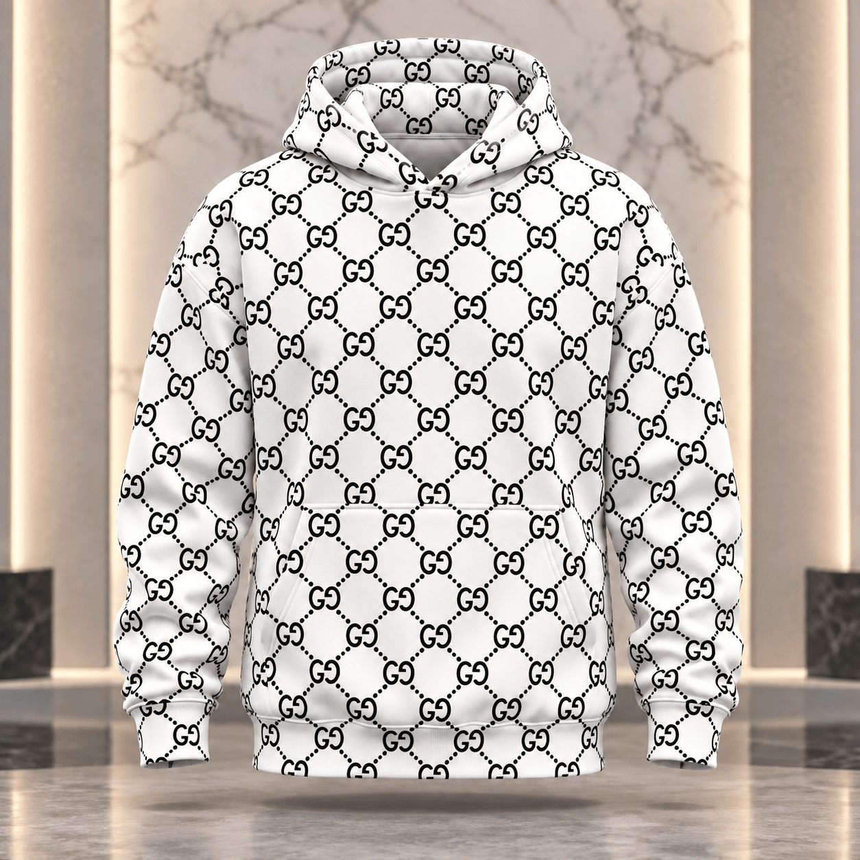 Gucci | Monogram Diamond Lattice Hoodie Fall 2026 Drop