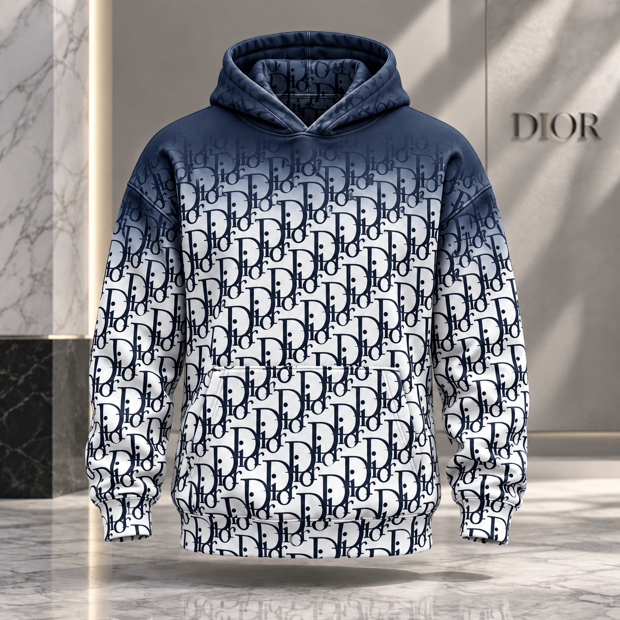 Dior | Oblique Monogram Gradient Hoodie Fall 2026 Edition
