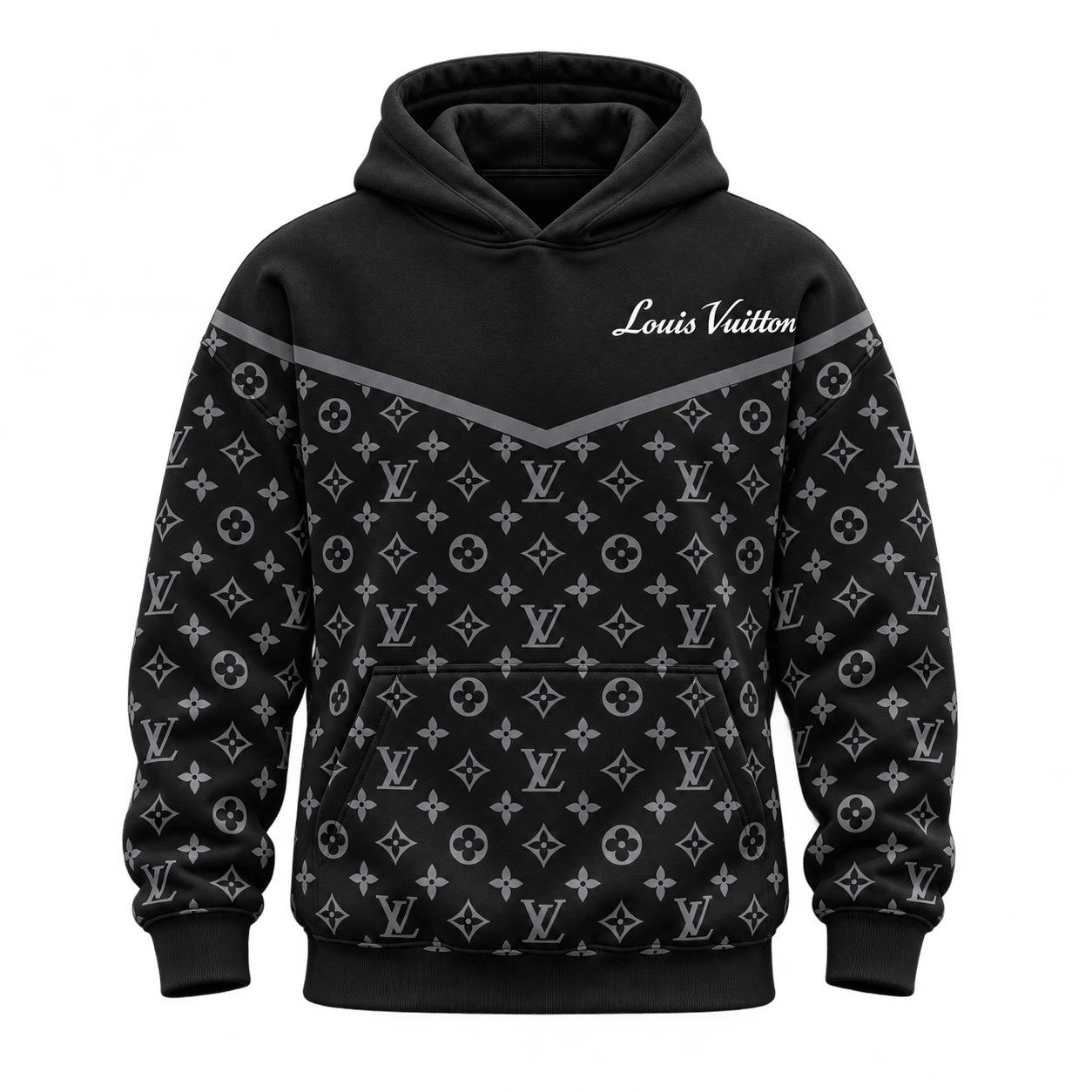 Louis Vuitton | Monogram Chevron Print Hoodie Holiday 2026 Collection