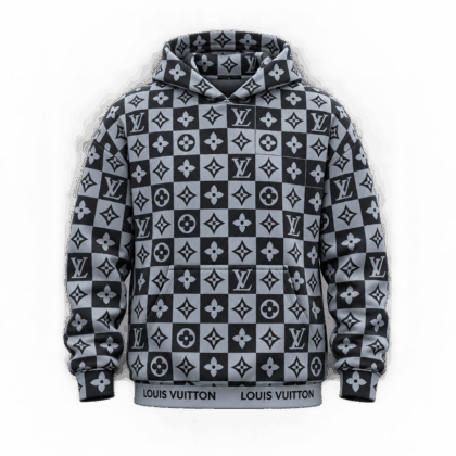 Louis Vuitton | Monogram Checkerboard Print Hoodie Holiday 2026 Collection