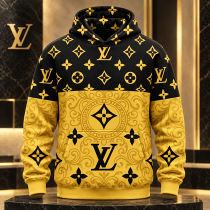 Louis Vuitton | Baroque Monogram Colorblock Hoodie Winter 2026 Collection