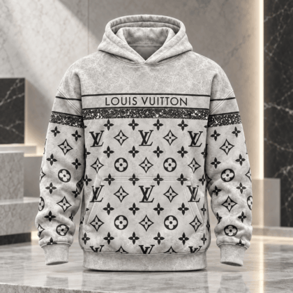 Louis Vuitton | Marbled Monogram Stripe Hoodie Winter 2026 Collection