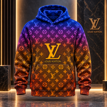 Louis Vuitton | Rainbow Gradient Monogram Hoodie Holiday 2026 Collection