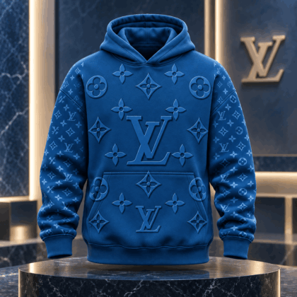 Louis Vuitton | Tonal Embossed Monogram Hoodie Holiday 2026 Collection
