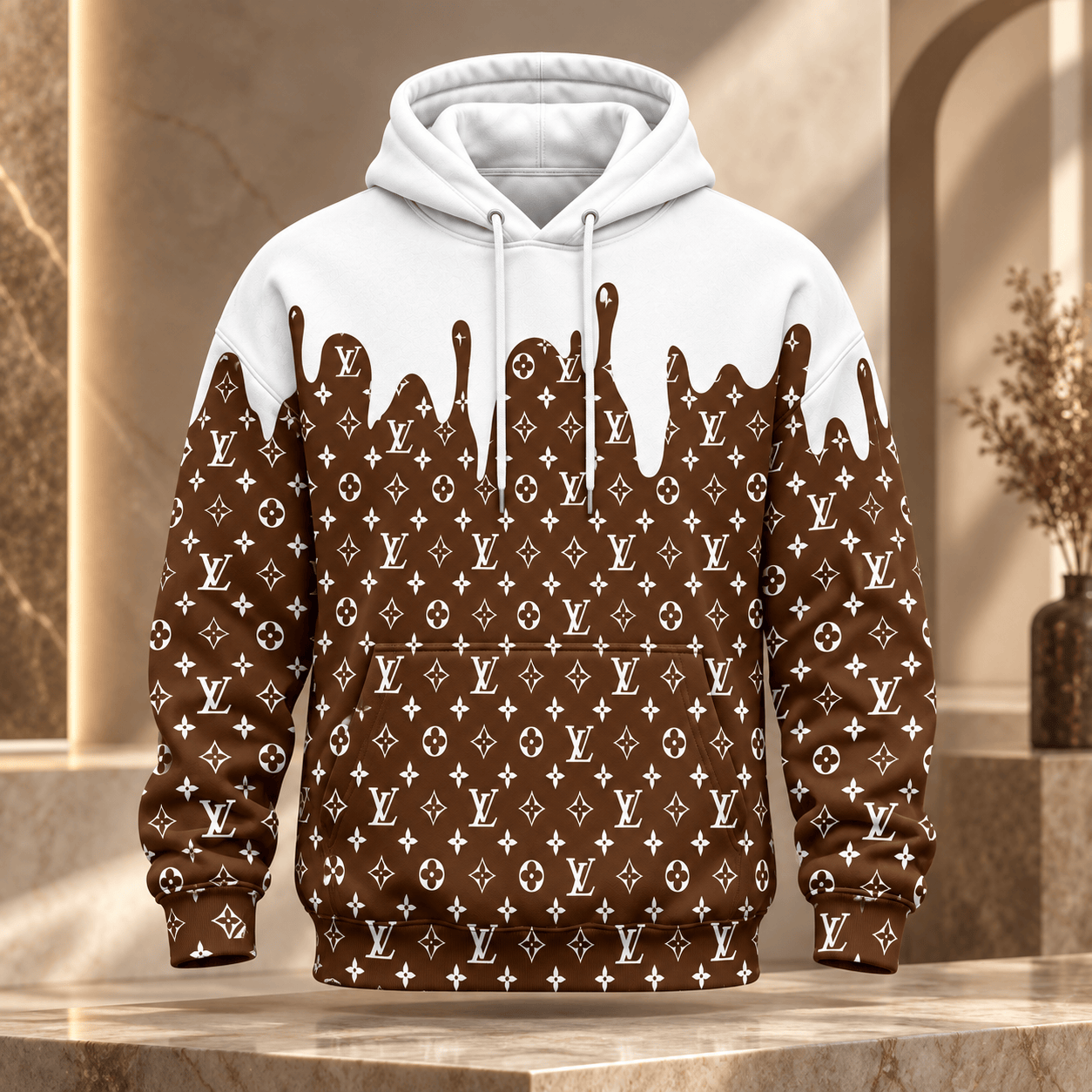 Louis Vuitton | Chocolate Drip Monogram Hoodie Holiday 2026 Collection