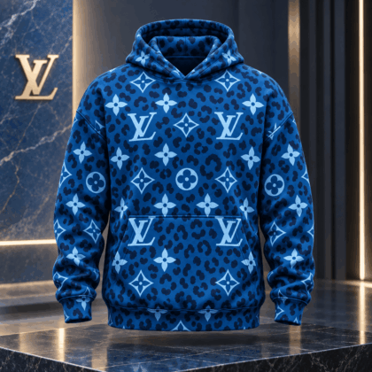 Louis Vuitton | Monogram Leopard Print Hoodie Holiday 2026 Collection