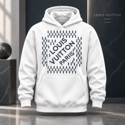 Louis Vuitton | Diagonal Wordmark Dot Frame Hoodie Holiday 2026 Collection