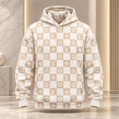 Louis Vuitton | Monogram Checkerboard Print Hoodie Holiday 2026 Collection