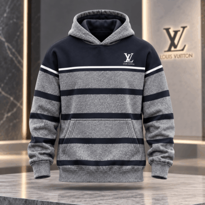 Louis Vuitton | Paisley Stripe Print Hoodie Holiday 2026 Collection