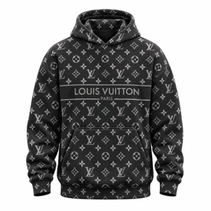 Louis Vuitton | Monogram Logo Stripe Hoodie Christmas 2026 Collection
