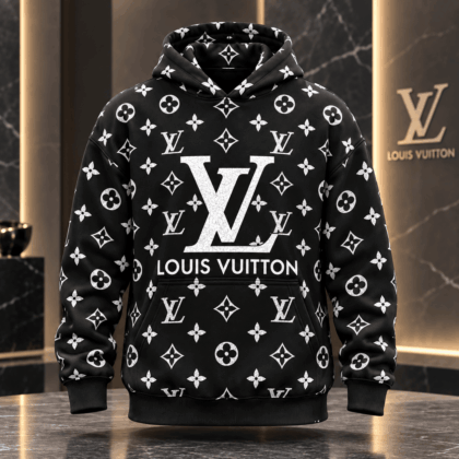 Louis Vuitton | Distressed Oversized Monogram Hoodie Christmas 2026 Collection