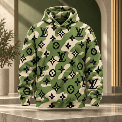 Louis Vuitton | Monogram Camouflage Print Hoodie Christmas 2026 Collection