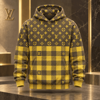 Louis Vuitton | Monogram Checkered Print Hoodie Christmas 2026 Collection