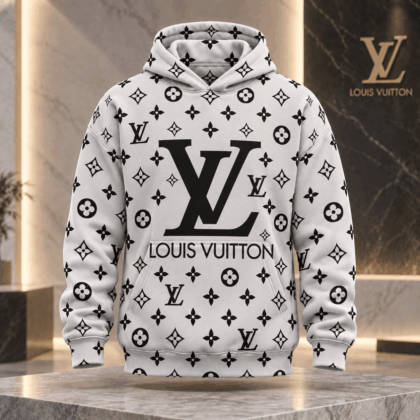 Louis Vuitton | Oversized Monogram Print Hoodie Christmas 2026 Collection