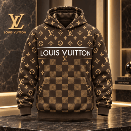 Louis Vuitton | Monogram Checkerboard Print Hoodie Christmas 2026 Collection