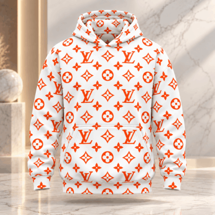 Louis Vuitton | Orange Monogram Print Hoodie Thanksgiving 2026 Collection