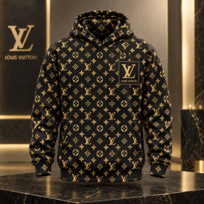 Louis Vuitton | Golden Monogram Print Hoodie Thanksgiving 2026 Collection