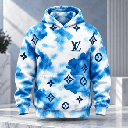 Louis Vuitton | Blue Watercolor Monogram Hoodie Thanksgiving 2026 Collection