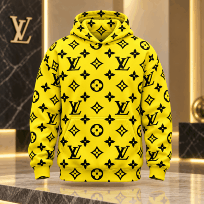 Louis Vuitton | Yellow Monogram Floral Print Hoodie Thanksgiving 2026 Collection