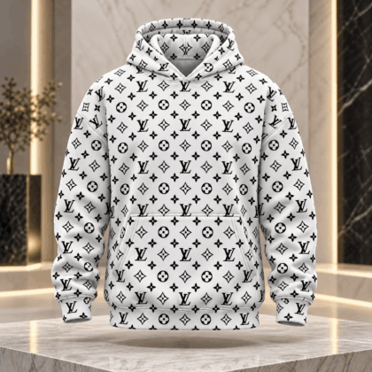 Louis Vuitton | Monochrome Monogram Print Hoodie Thanksgiving 2026 Collection