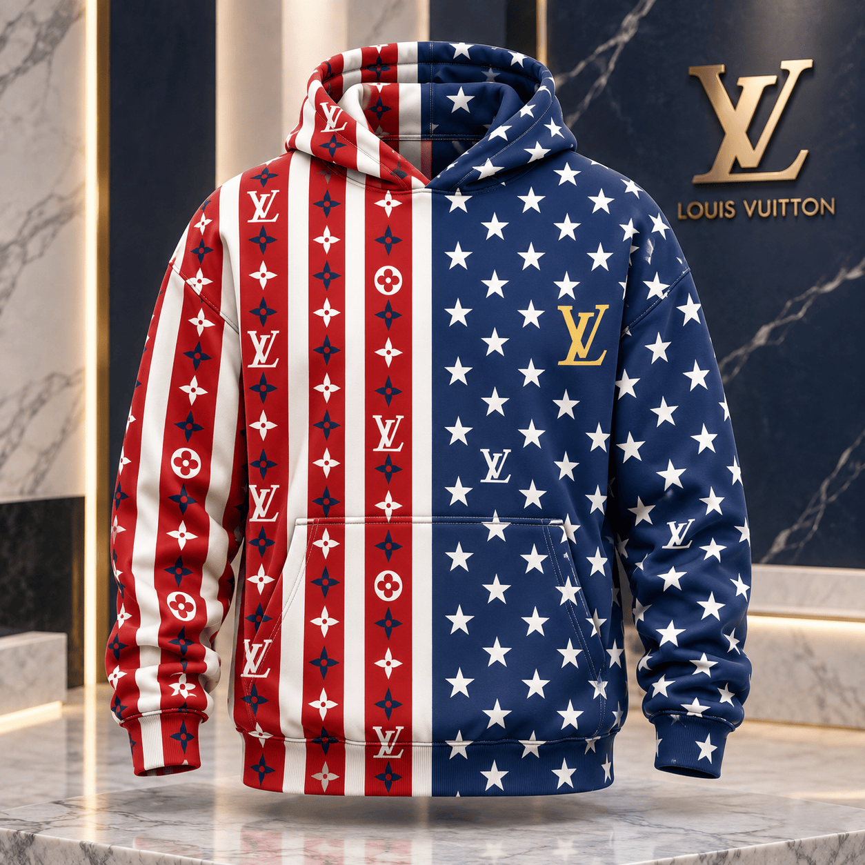 Louis Vuitton | Monogram Stars And Stripes Hoodie Black Friday 2026 Collection