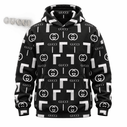 Gucci | Geometric Monogram Print Hoodie Fall 2026 Drop
