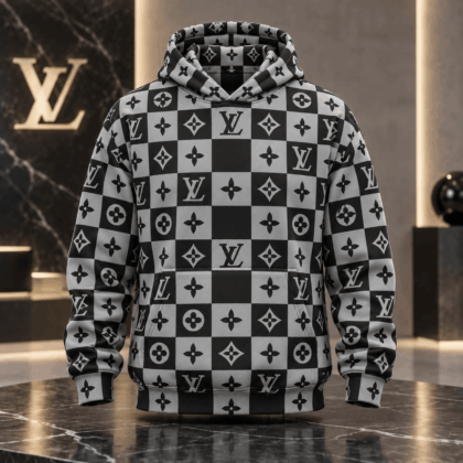 Louis Vuitton | Monogram Checkerboard Print Hoodie Thanksgiving 2026 Collection