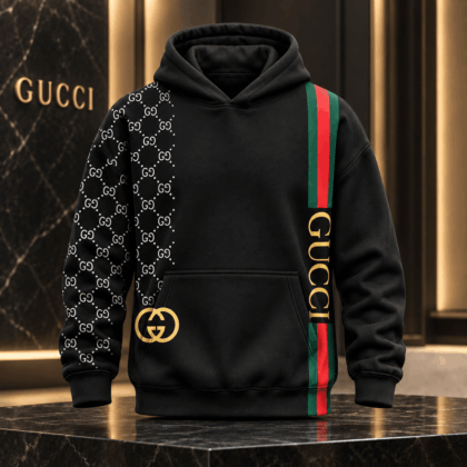 Gucci | Monogram Web Stripe Hoodie Fall 2026 Drop