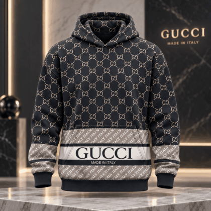 Gucci | Monogram Heritage Panel Hoodie Fall 2026 Drop