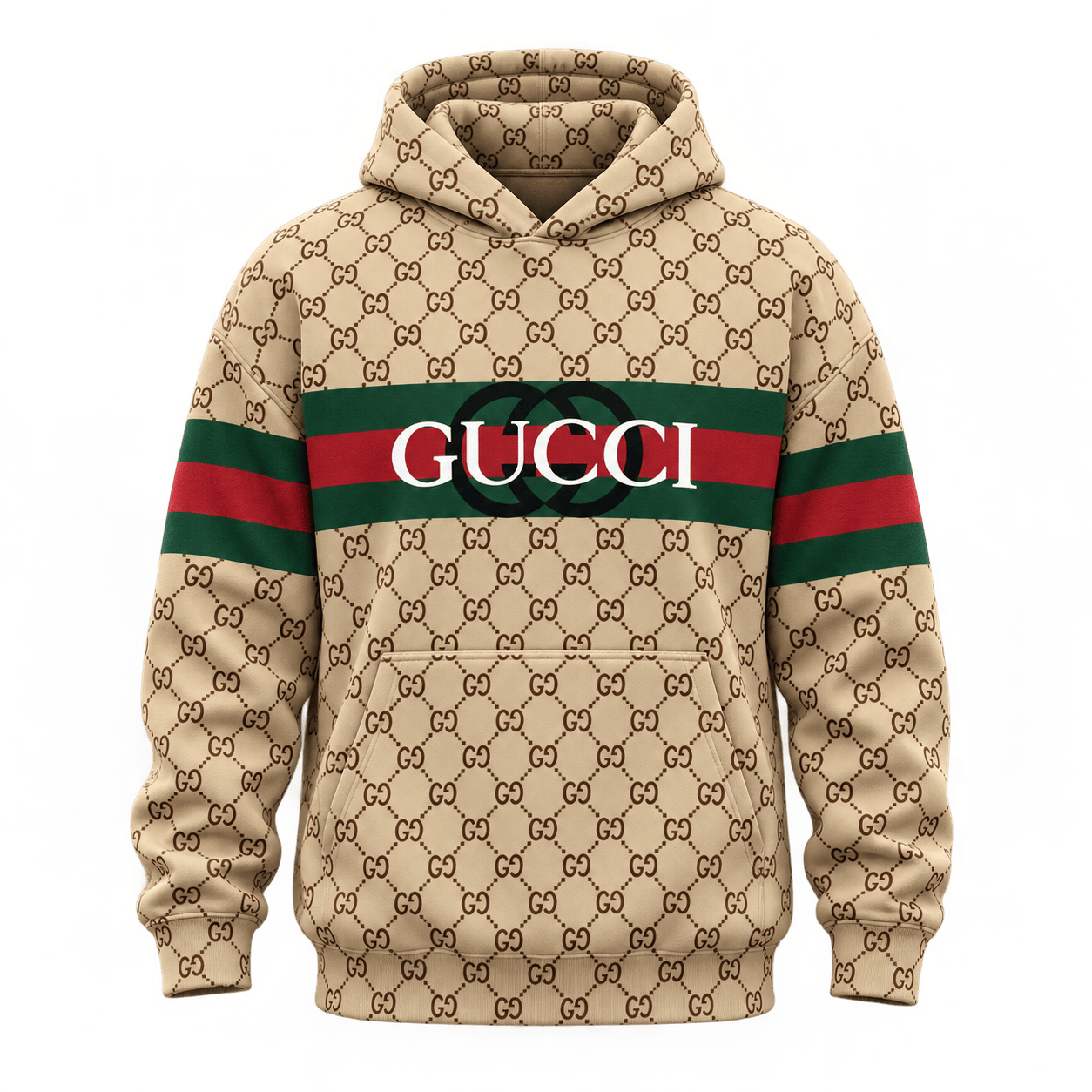 Gucci | Monogram Web Stripe Hoodie Fall 2026 Drop