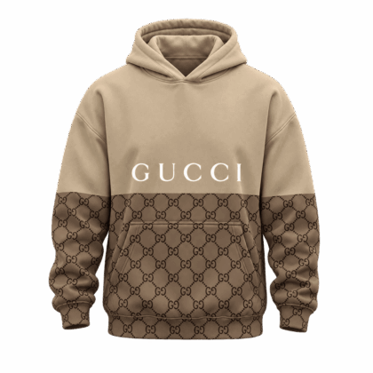 Gucci | Two-Tone Monogram Panel Hoodie Fall 2026 Drop