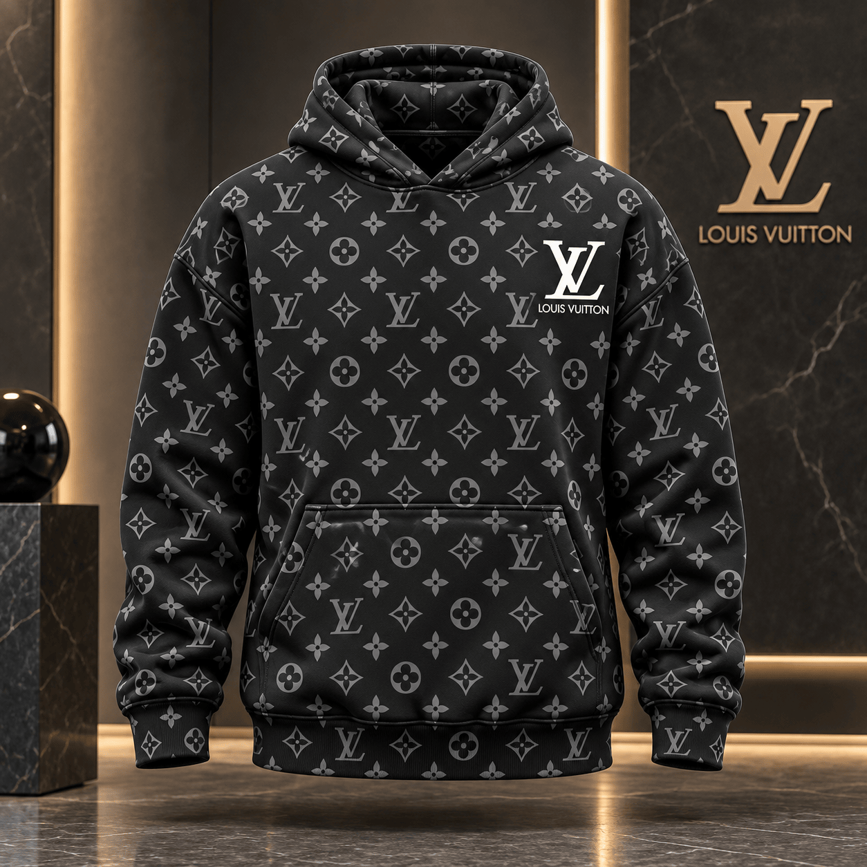 Louis Vuitton | Shadow Monogram Print Hoodie Black Friday 2026 Collection