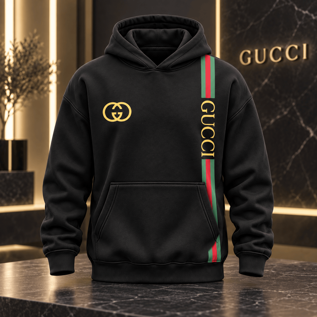 Gucci | Web Stripe Logo Hoodie Fall 2026 Drop