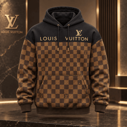 Louis Vuitton | Two-Tone Checkerboard Print Hoodie Black Friday 2026 Collection