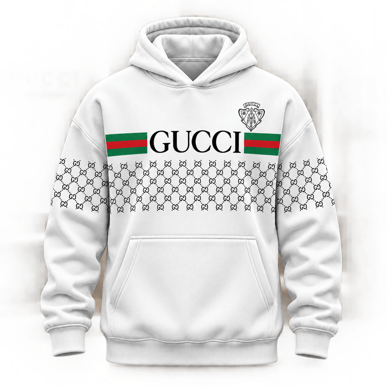 Gucci | Monogram Web Stripe Hoodie Fall 2026 Drop