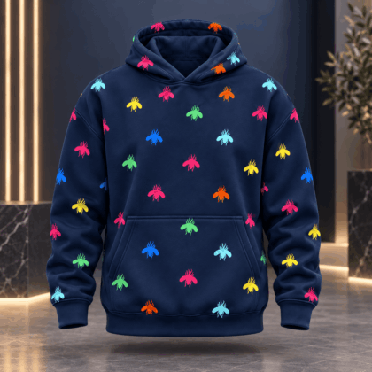 Gucci | Rainbow Bee Print Hoodie Winter 2026 Drop