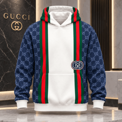 Gucci | Monogram Web Stripe Hoodie Winter 2026 Drop