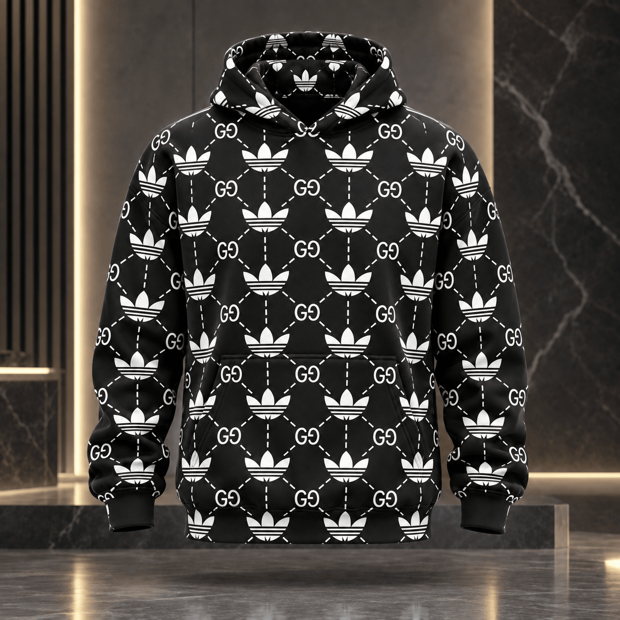 Gucci | Trefoil Monogram Lattice Hoodie Winter 2026 Drop