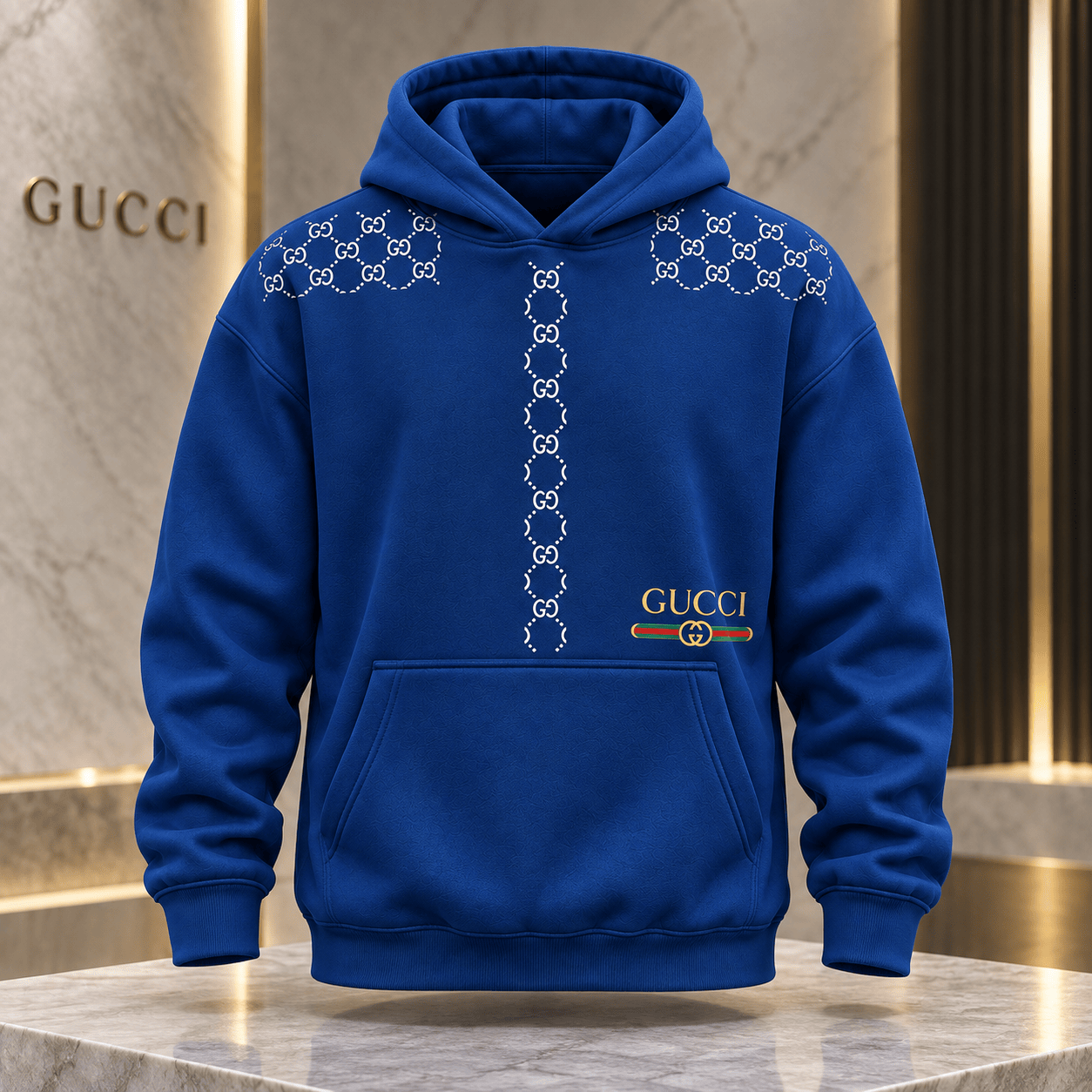 Gucci | Monogram Chain Panel Hoodie Winter 2026 Drop