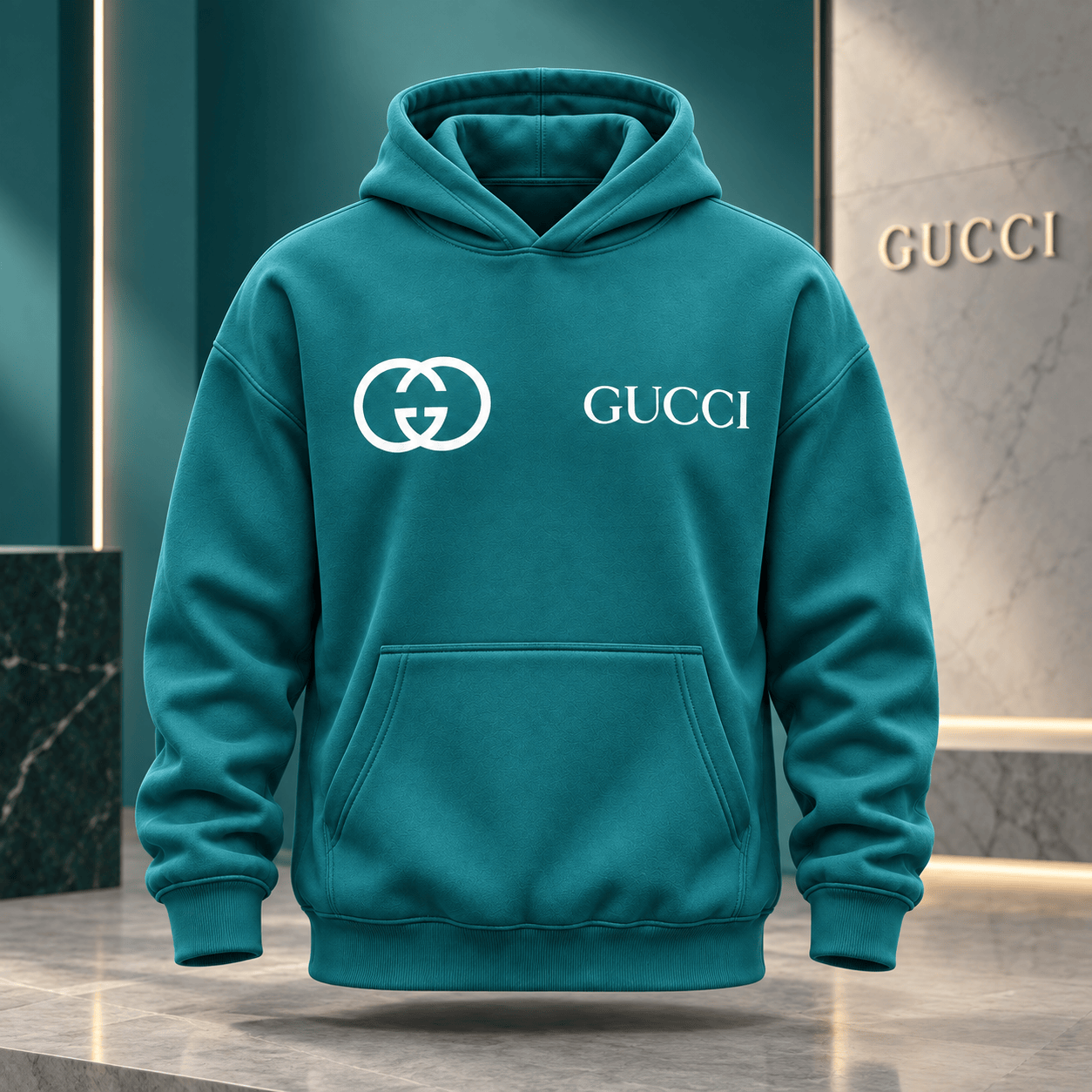 Gucci | Interlocking Logo Chest Print Hoodie Winter 2026 Drop