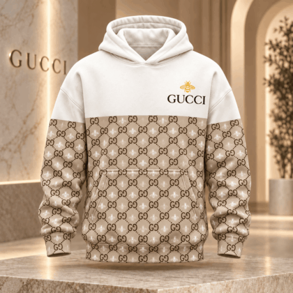 Gucci | Bee Monogram Colorblock Hoodie Winter 2026 Drop