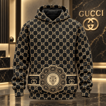 Gucci | Monogram Lattice Medallion Hoodie Winter 2026 Drop