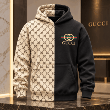 Gucci | Split Monogram Lattice Hoodie Winter 2026 Drop
