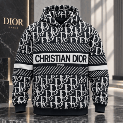 Dior | Monogram Stripe Panel Hoodie Fall 2026 Edition
