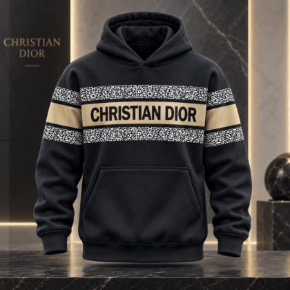 Dior | Abstract Mosaic Stripe Hoodie Fall 2026 Edition