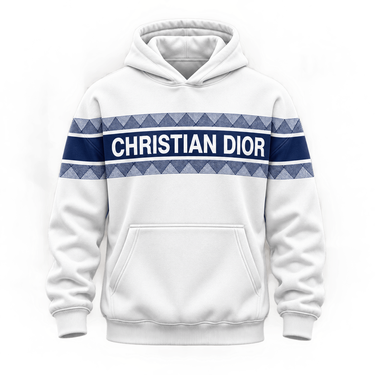 Dior | Geometric Diamond Chest Stripe Hoodie Fall 2026 Edition