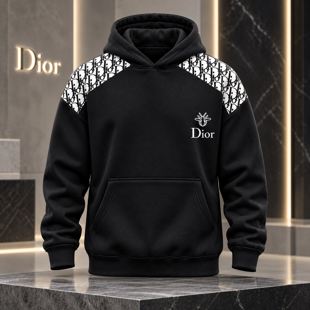 Dior | Monogram Shoulder Panel Hoodie Fall 2026 Edition