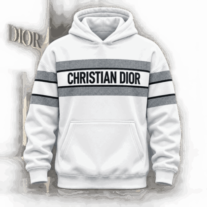 Dior | Mesh Stripe Logo Band Hoodie Fall 2026 Edition