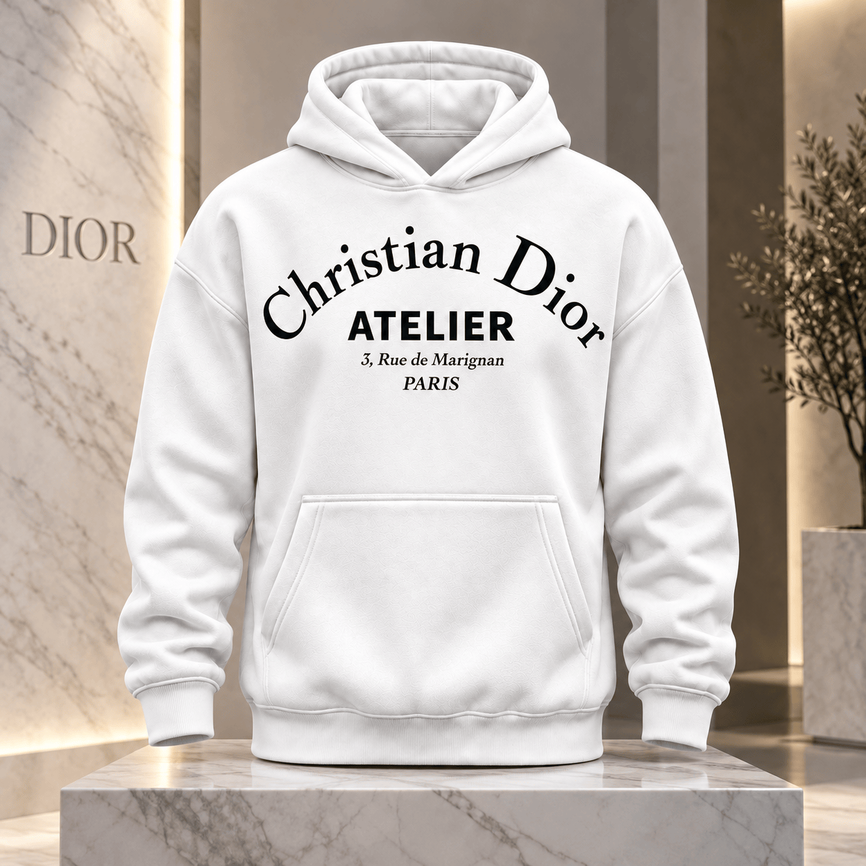 Dior | Atelier Address Typography Hoodie Fall 2026 Edition